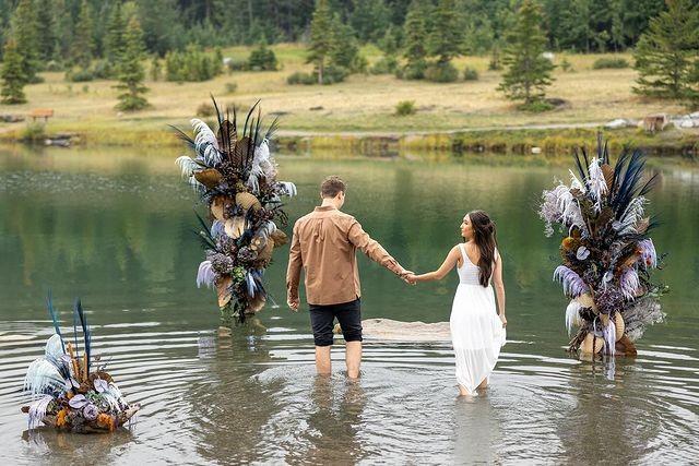 Tyler & Jace - Engagement Session Sneak Peek - Quarry Lake, Canmore, Alberta